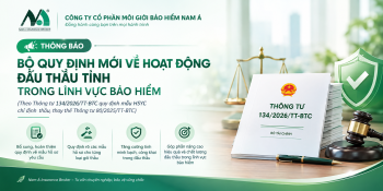 THÔNG BÁO BAN HÀNH THÔNG TƯ 134/2026/TT-BTC QUY ĐỊNH MẪU HSYC CHỈ ĐỊNH THẦU THAY THẾ THÔNG TƯ 80/2025/TT-BTC